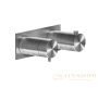 термостат gessi 316 shower 54034.239 для ванны, внешняя часть, steel brushed