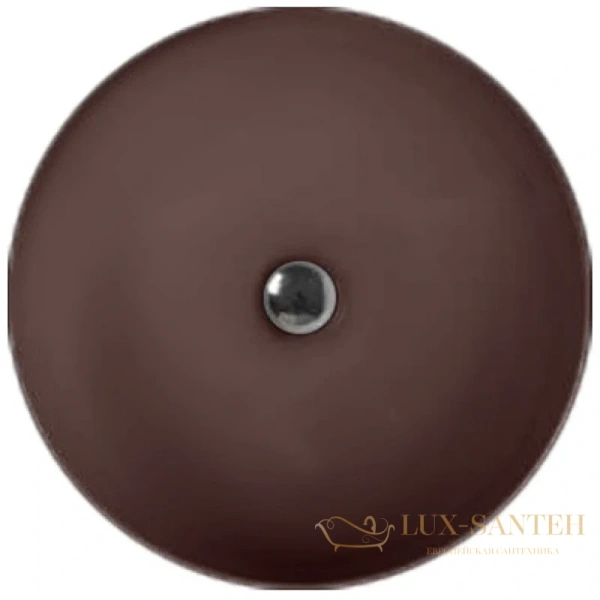 раковина kerasan nolita 534475 40х40 см, бургундский матовый