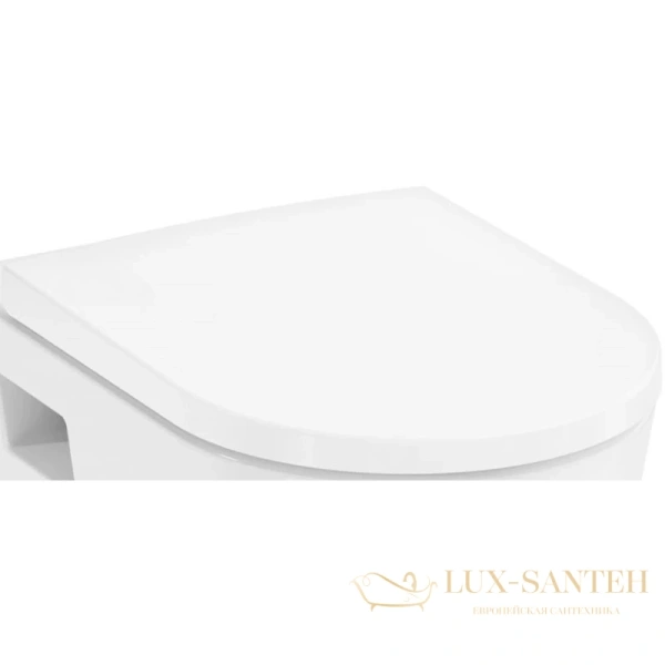 сиденье с крышкой elupura original s 60111450, для унитаза без микролифта, белый глянцевый