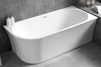 акриловая ванна abber ab9257-1.7 r, цвет белый