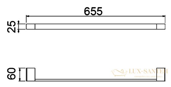 полотенцедержатель timo selene 17053/17, золото матовое