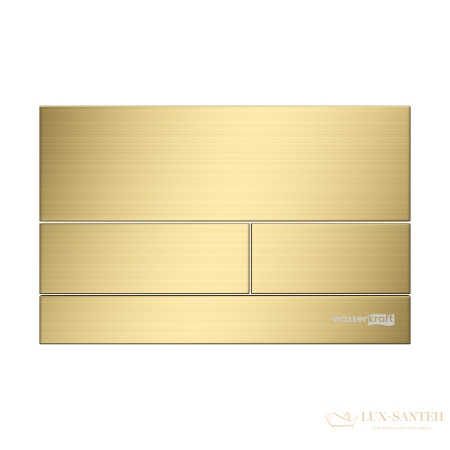инсталляция для унитаза wasserkraft dinkel 58 58tlt.010.me.mg04 с панелью смыва, золотой матовый