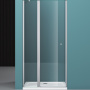 душевая дверь belbagno etna etna-b-12-60/60-c-cr 120 см профиль хром, стекло прозрачное 