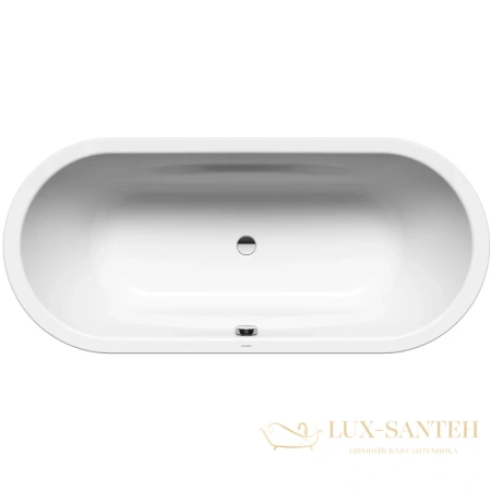 стальная ванна kaldewei vaio duo oval 233148053001 951-7 180х80 см с покрытием easy-clean, альпийский белый 