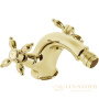 смеситель cezares nostalgia nostalgia-bs1-03/24 на биде, золото 24 карата