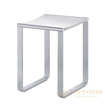 табурет keuco plan, 14982170051, алюминий серебристый анодированный/белый