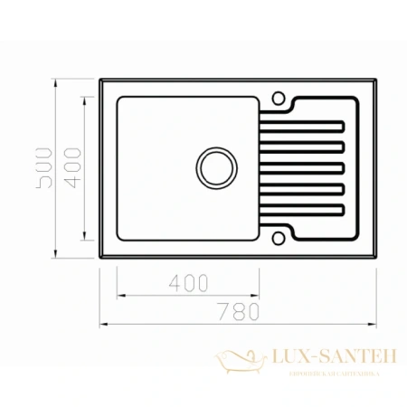 кухонная мойка seaman eco glass smg-780b-gold.b, золотой/черный