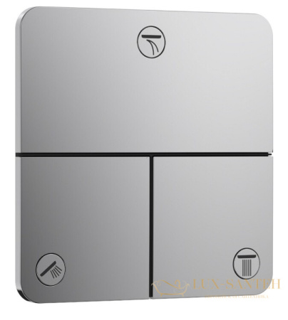 переключатель потоков hansgrohe showerselect comfort q 15587000, на 3 выхода, хром