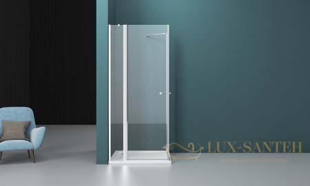 душевой уголок belbagno etna etna-a-22-90-c-cr 90х90 см профиль хром, стекло прозрачное 