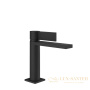 смеситель для раковины gessi inverso diamantato 73651.299, с донным клапаном, matte black