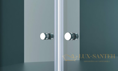 душевая дверь belbagno etna etna-b-2-180-c-cr 180 см профиль хром, стекло прозрачное 