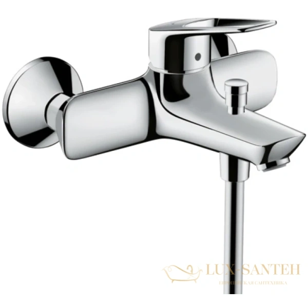 смеситель для ванны hansgrohe novus loop 71340000, хром