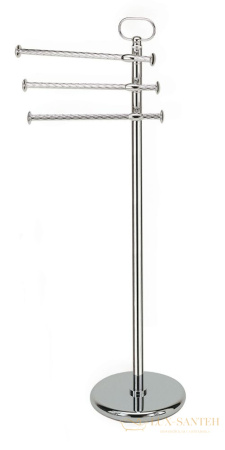 стойка stil haus giunone g696(08): 3 полотенцедержателя, хром