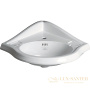 раковина угловая simas arcade ar884bi*1 57,5x57,5 см, белый