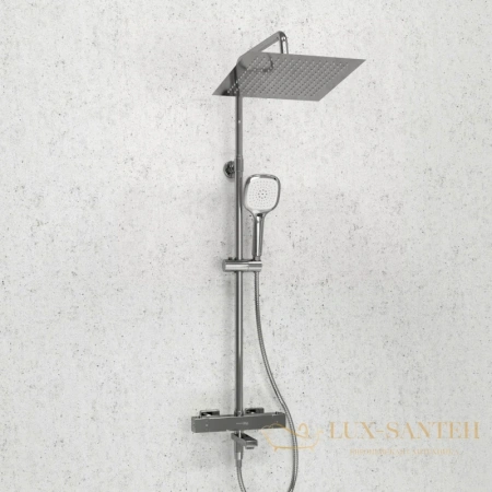 душевая система wasserkraft a199.118.065.010.ch thermo 300 мм, хром