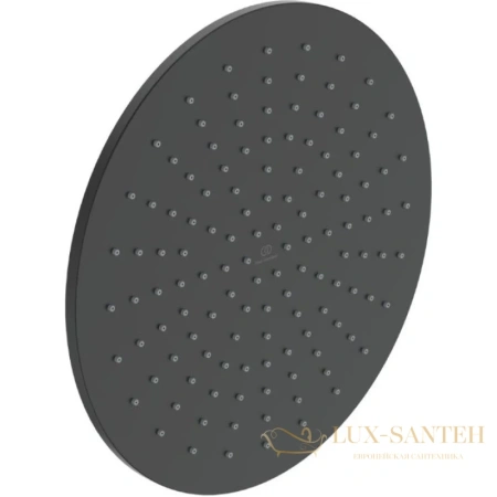 верхний душ ideal standard idealrain a5803xg 303 мм, черный матовый