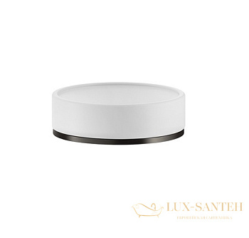 мыльница gessi inciso 58525.299 настольная, black xl