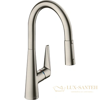смеситель для кухни hansgrohe talis m51 72817800 сталь