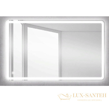 зеркало belbagno spc spc-mar-1000-600-led-btn 100 см с кнопочным выключателем, с подсветкой