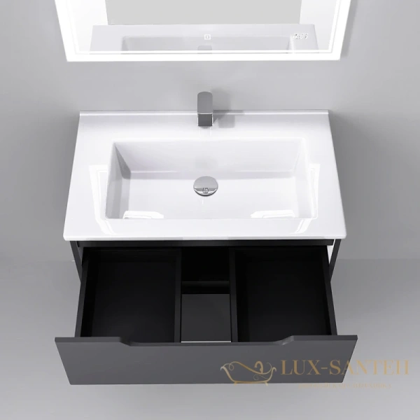 тумба jorno slide sli.01.75/p/a 74,8 см, антрацит 