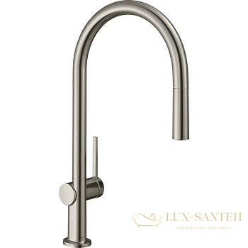 смеситель для кухни hansgrohe talis m54 72803800 сталь