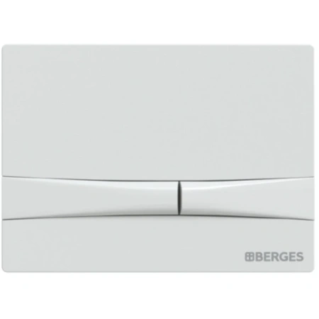 кнопка berges frame 040051 для инсталляции novum f1, белый глянец