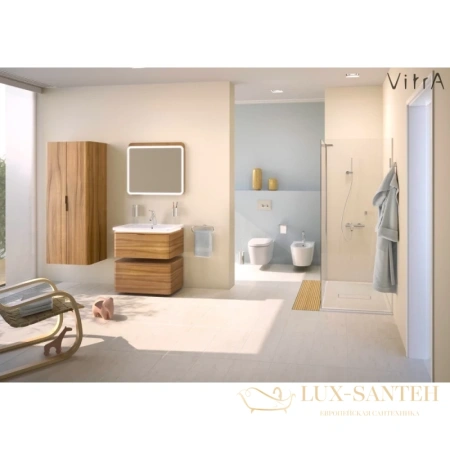 тумба с раковиной vitra nest trendy 56138 79,5 см, натуральная древесина