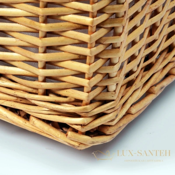 плетеная корзина wasserkraft ammer wb-370-l для белья, светло-коричневый