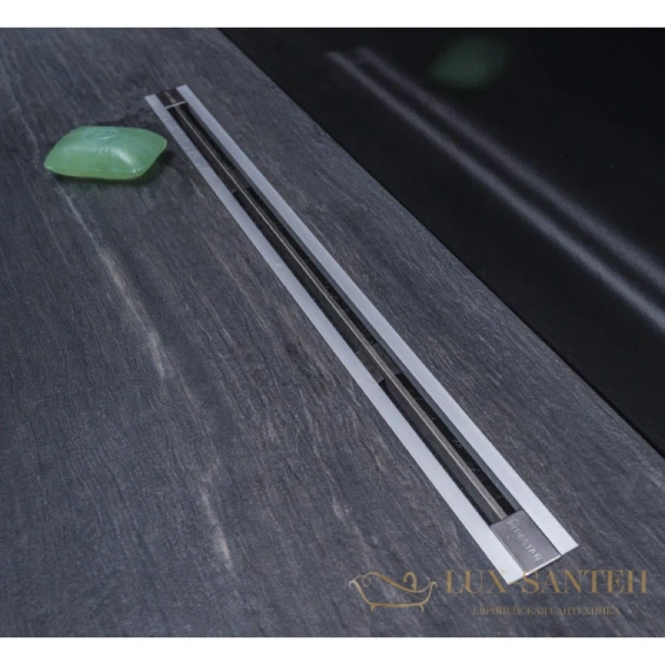 душевой канал bettoserb confluo slim line 13100033 650 мм, матовый хром