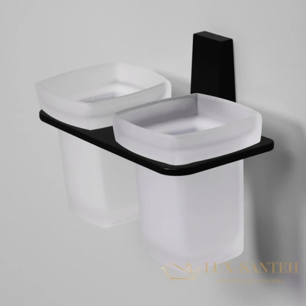 стакан двойной wasserkraft abens k-3228d, черный