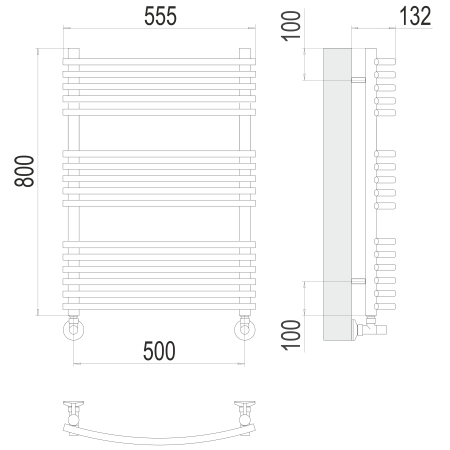 полотенцесушитель водяной terminus марио 4670078530738 п16 500x800