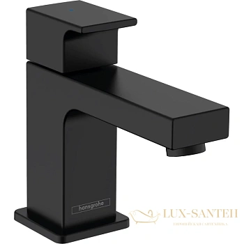кран для холодной воды hansgrohe vernis shape 71592670, черный матовый