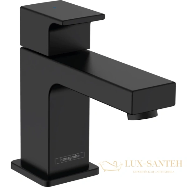кран для холодной воды hansgrohe vernis shape 71592670, черный матовый