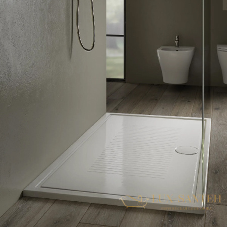 поддон душевой прямоугольный hatria lif h3 sby1zy01, 1000х800х30h мм, белый глянцевый