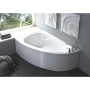 ванна astra-form тиора 01010023 из литого мрамора 154,5х105 см l, белый