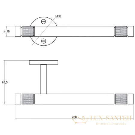 держатель для туалетной бумаги правый bertocci officina 01, 127 7503 6050, никель брашированный