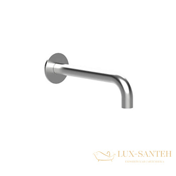 излив для ванны 240 мм, almar 316 collection e098012.316, нержавеющая сталь брашированная