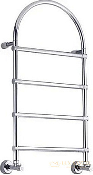 полотенцесушитель водяной margaroli sole 442 4424704crna, с аркой, высота 72 см, ширина 53 см, хром