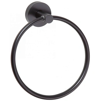 кольцо для полотенец bemeta dark 104104060, черный матовый