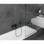смеситель для ванны однорычажный hansgrohe vernis shape вм 71450670 черный