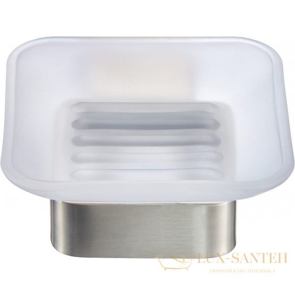 мыльница milacio ultra mcu.952.ss, нержавеющая сталь