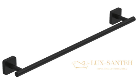 полотенцедержатель 450 мм, kludi vela s, 2598039, черный матовый