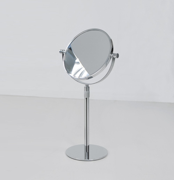зеркало косметическое colombo design complementi b9752 настольное, хром