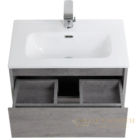 тумба belbagno kraft kraft 39-600/390-2c-so-cg 60 см, cemento grigio