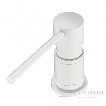 дозатор для жидкого мыла встраиваемый milacio mcu.935.wh, белый матовый
