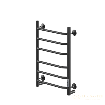 полотенцесушитель электрический кабельный ника way-3 60/40 ral9005 черный матовый u