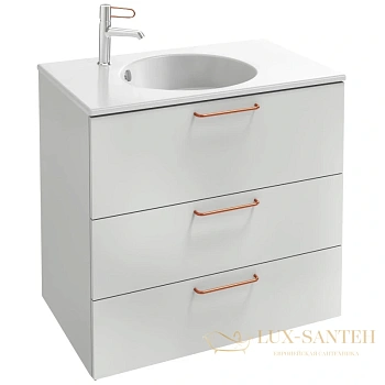 тумба jacob delafon odeon rive gauche eb2532-r7-m49 80 см, белый матовый
