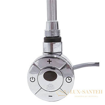 электрический тэн lux-03m-600 с дисплеем и таймером 600w хром