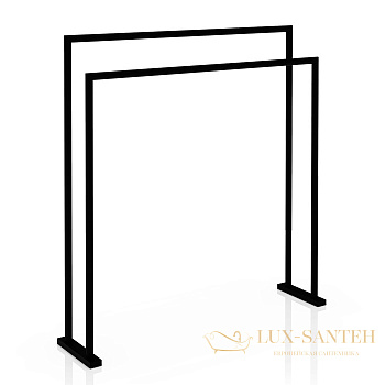 полотенцедержатель decor walther porzellan ht5 0503560 напольный, черный матовый