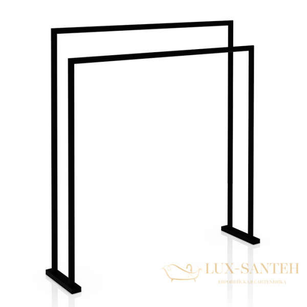 полотенцедержатель decor walther porzellan ht5 0503560 напольный, черный матовый